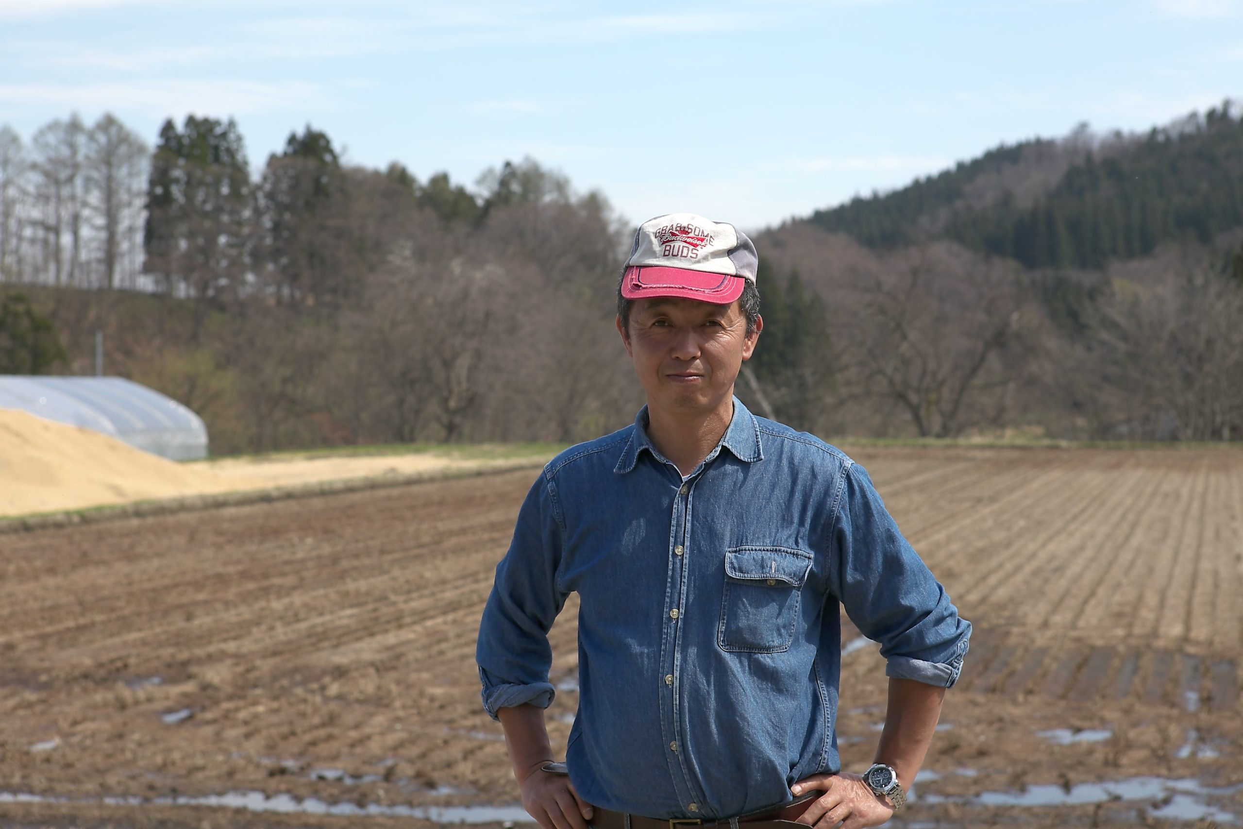 山形県大蔵村 生産者 柿崎さんです。