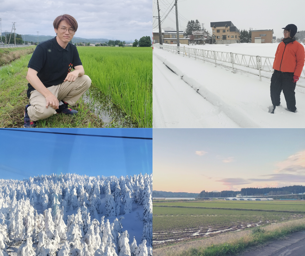 伊藤も実際に山形県内の産地・仕入れ・配達先を訪れました^^