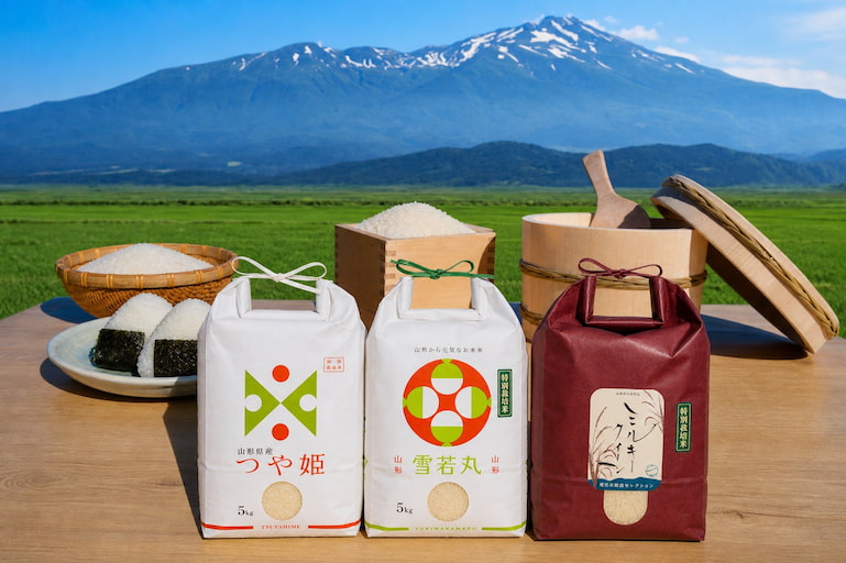 山形県産 新米予約 つや日、雪若丸、ミルキークイーン、ササニシキ
